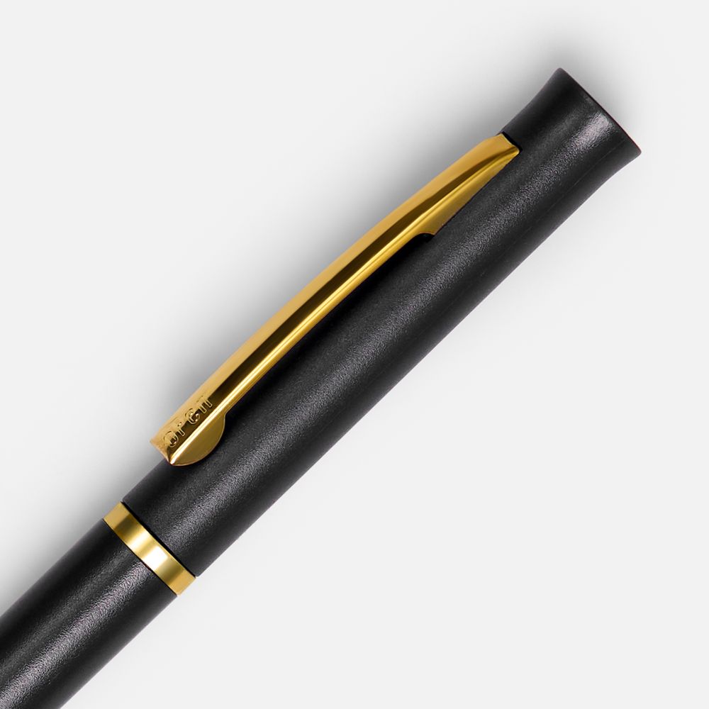 Ручка шариковая Euro Gold, черная / Миниатюра WWW (1000)