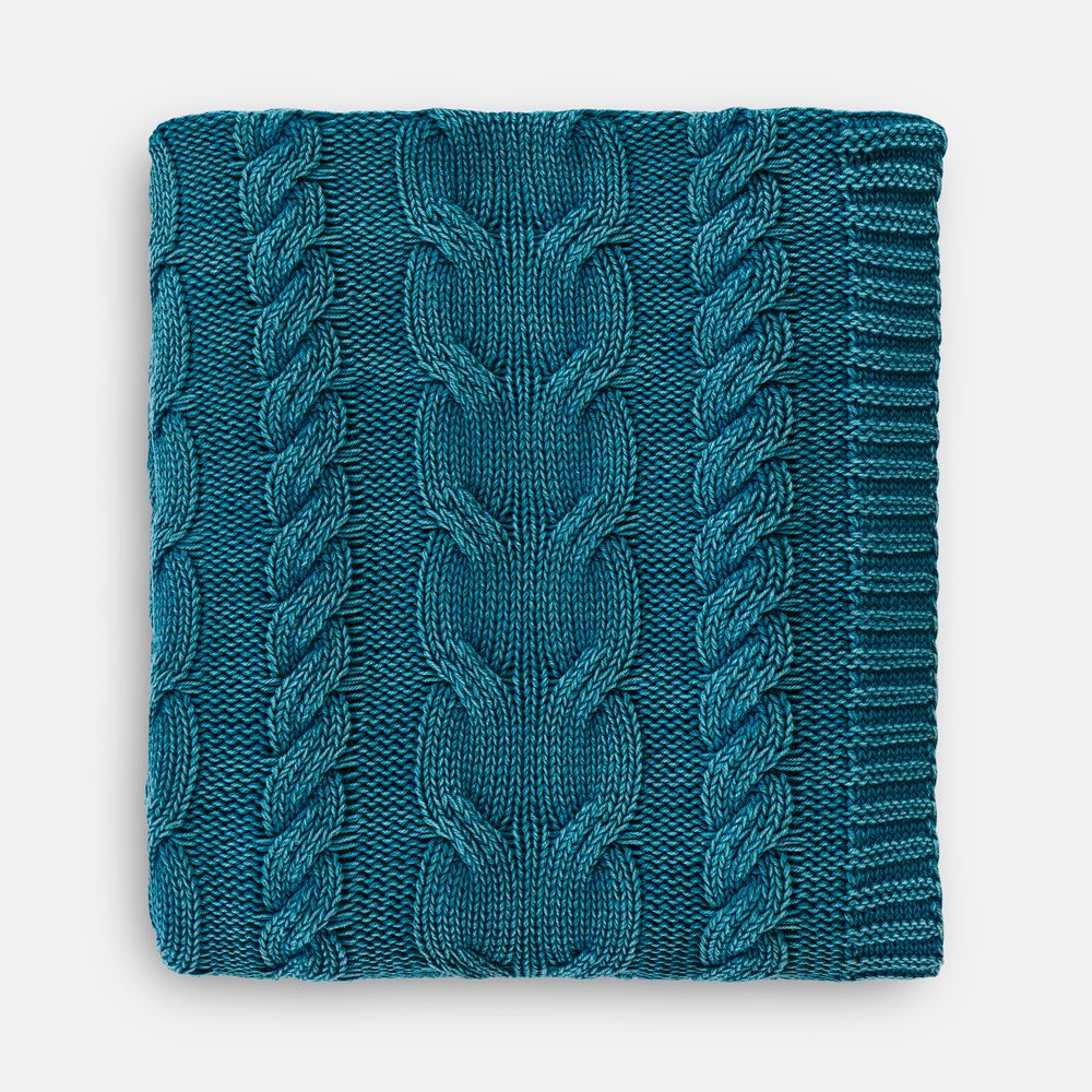 Плед Hygge, темно-зеленый / Миниатюра WWW (1000)