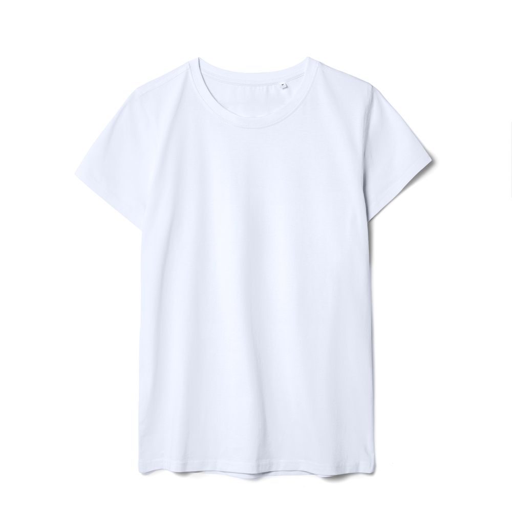 Футболка женская T-bolka Stretch Lady, белая (холодный оттенок) / Миниатюра WWW (1000)