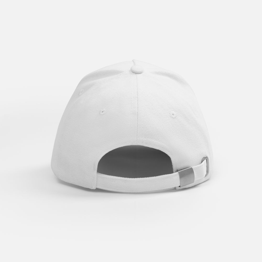 Бейсболка Classic 2.0, белая с темно-синим кантом / Миниатюра WWW (1000)