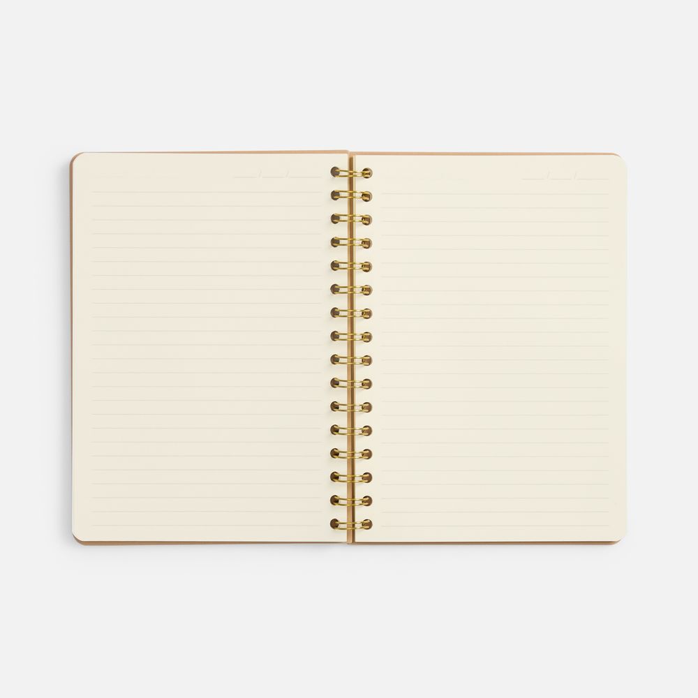 Ежедневник Spiral, недатированный, бежевый / Миниатюра WWW (1000)