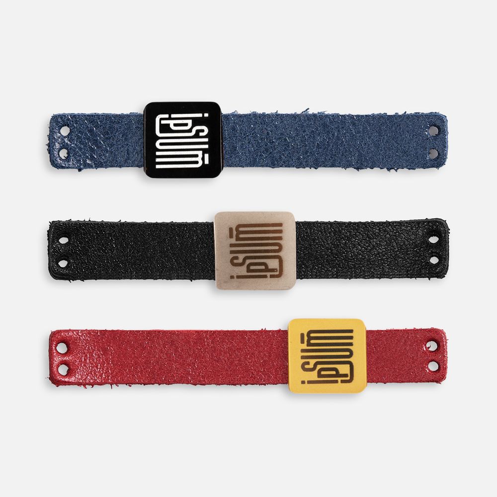 Лейбл кожаный Beta, XS, синий / Миниатюра WWW (1000)