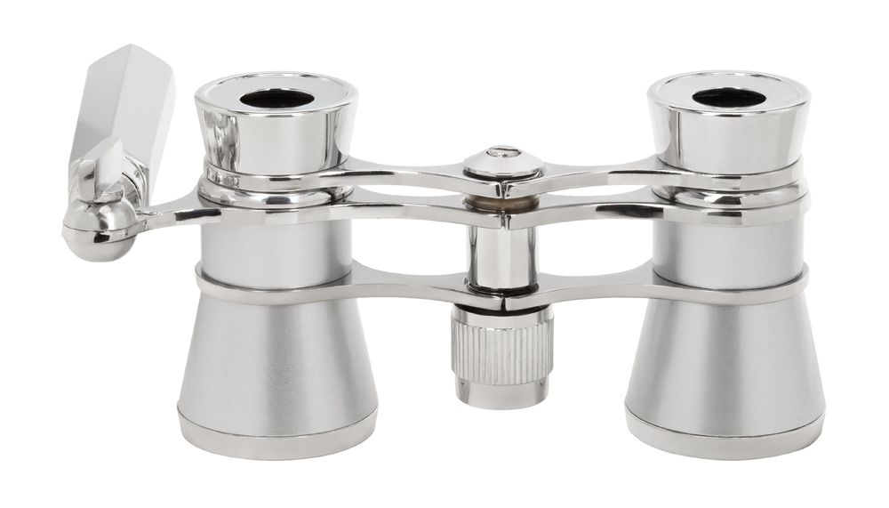 Театральный бинокль-лорнет Broadway 325E, серебристый / Миниатюра WWW (1000)