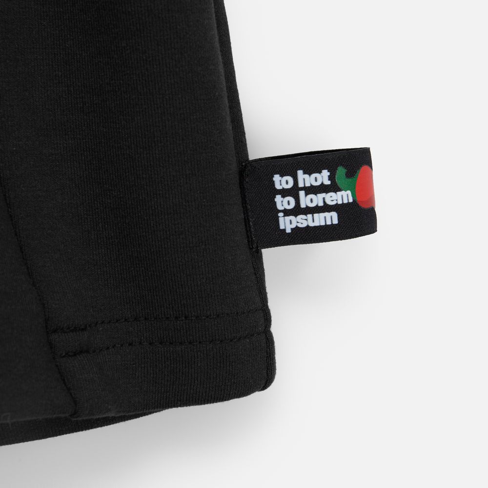 Худи унисекс Begi, черное / Миниатюра нанесения (1000)