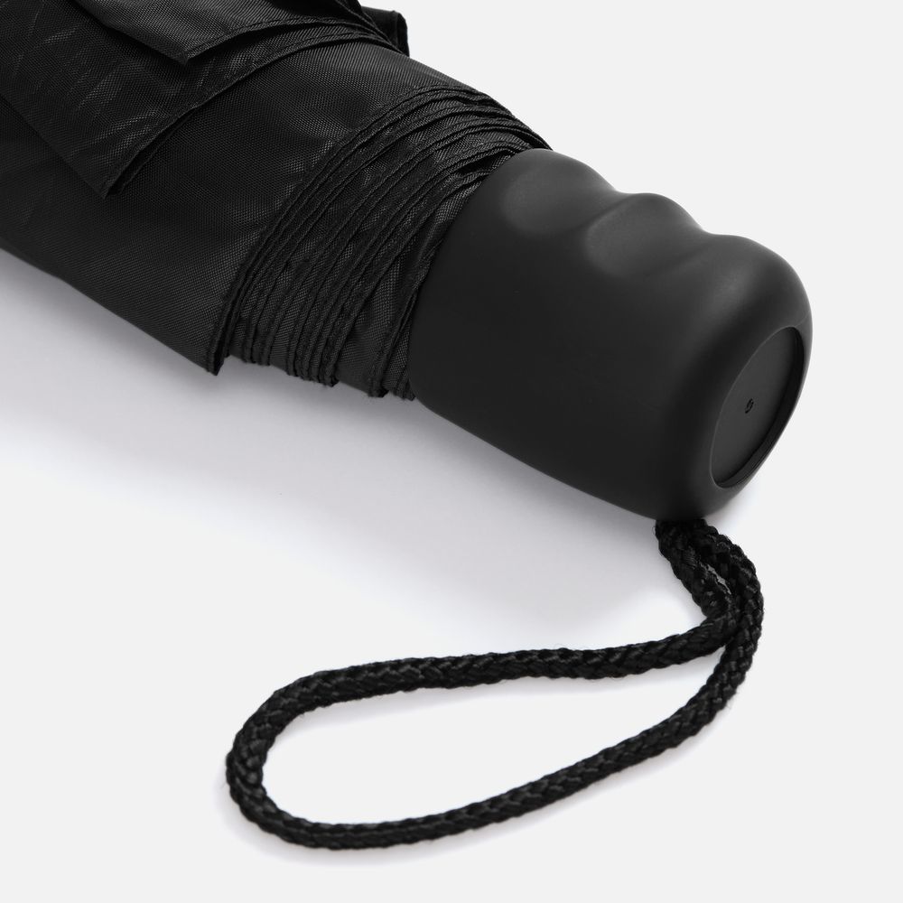 Зонт складной Basic, черный / Миниатюра WWW (1000)