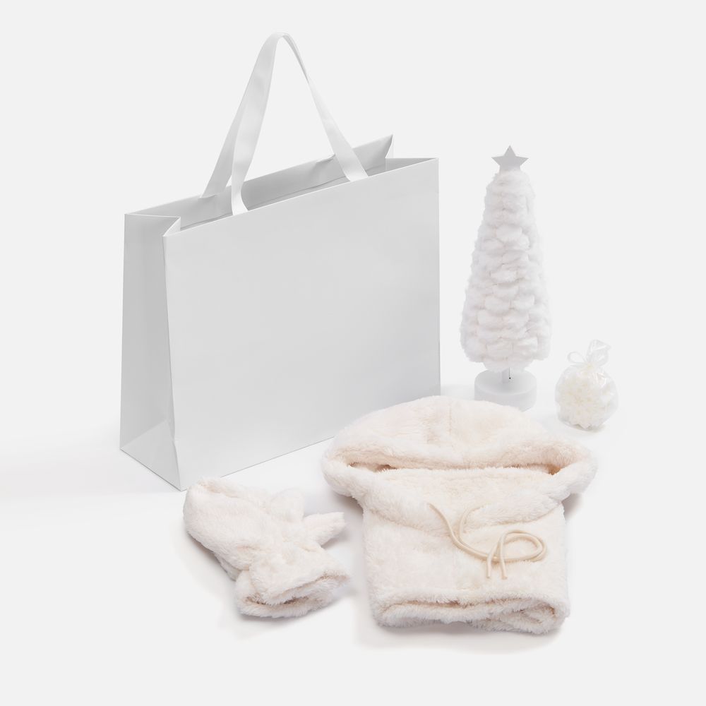 Набор c Flocky, белый / Миниатюра WWW (1000)