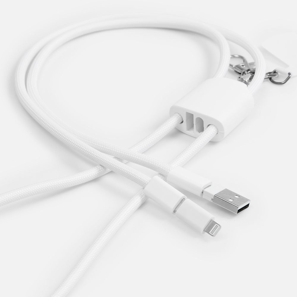 Кабель-ланьярд energyFlex Pro, белый / Миниатюра WWW (1000)
