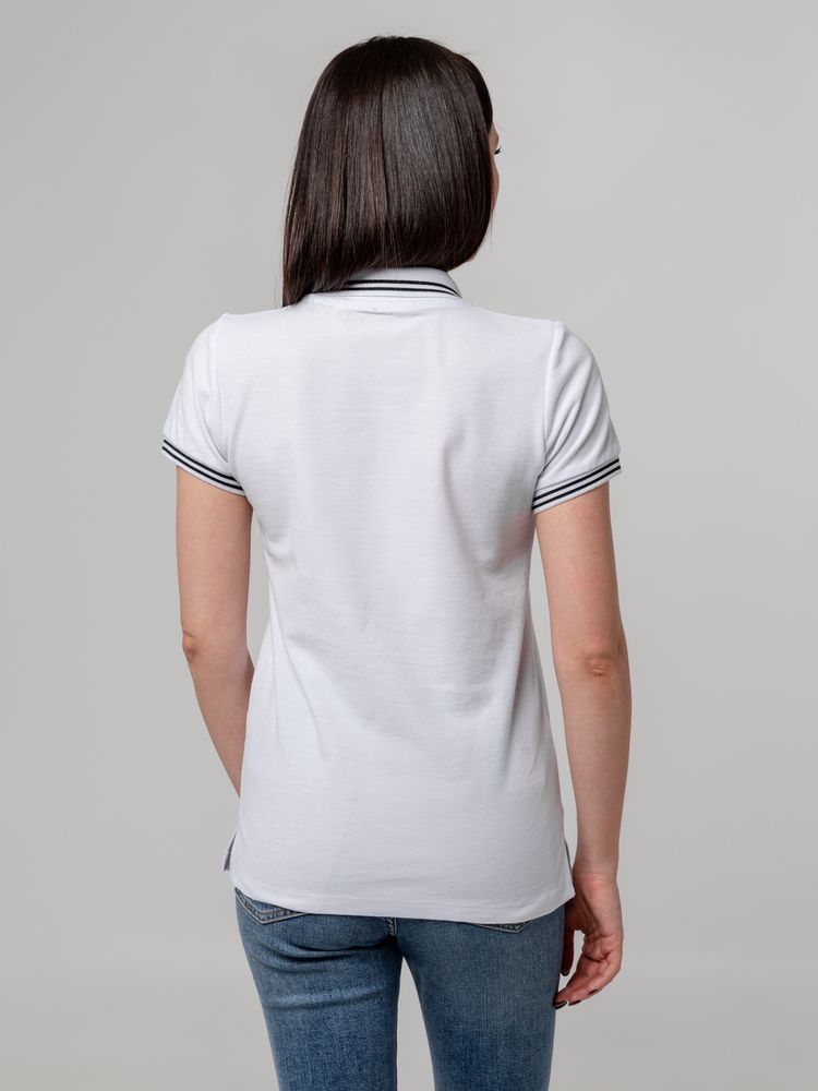 Рубашка поло женская Virma Stripes Lady, белая / Миниатюра WWW (1000)