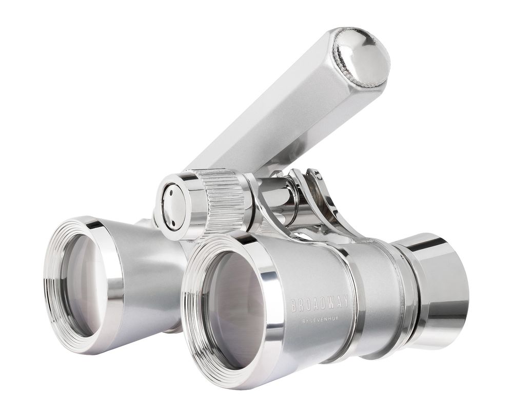 Театральный бинокль-лорнет Broadway 325E, серебристый / Миниатюра WWW (1000)