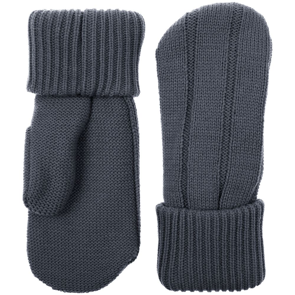 Варежки Knit Beat, серые (графит) / Миниатюра WWW (1000)