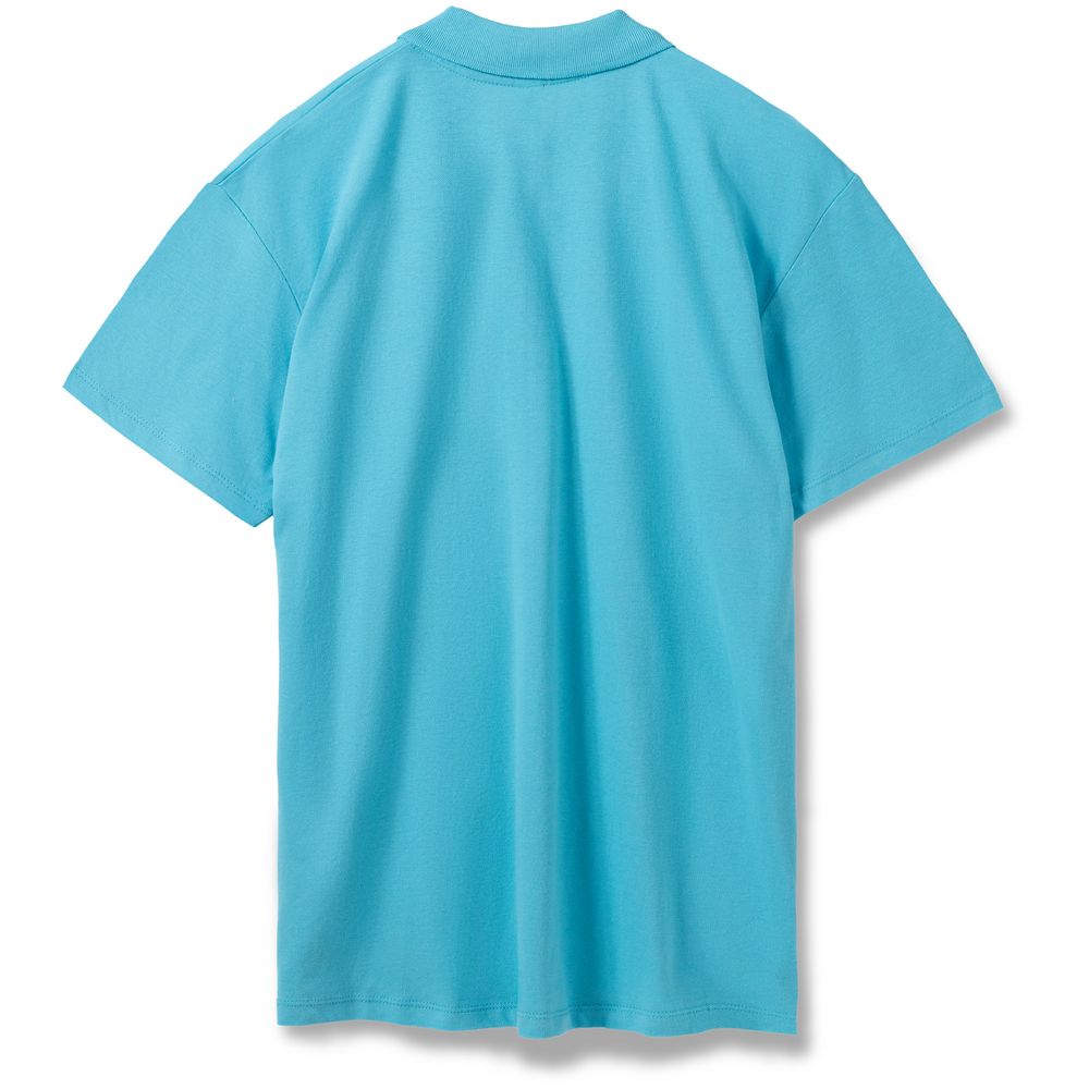 Рубашка поло мужская Summer 170, бирюзовая / Миниатюра WWW (1000)