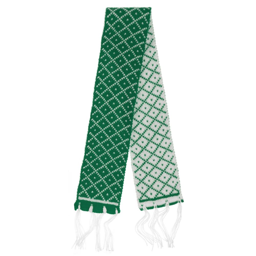 Вязаный шарфик Dress Cup, зеленый / Миниатюра WWW (1000)