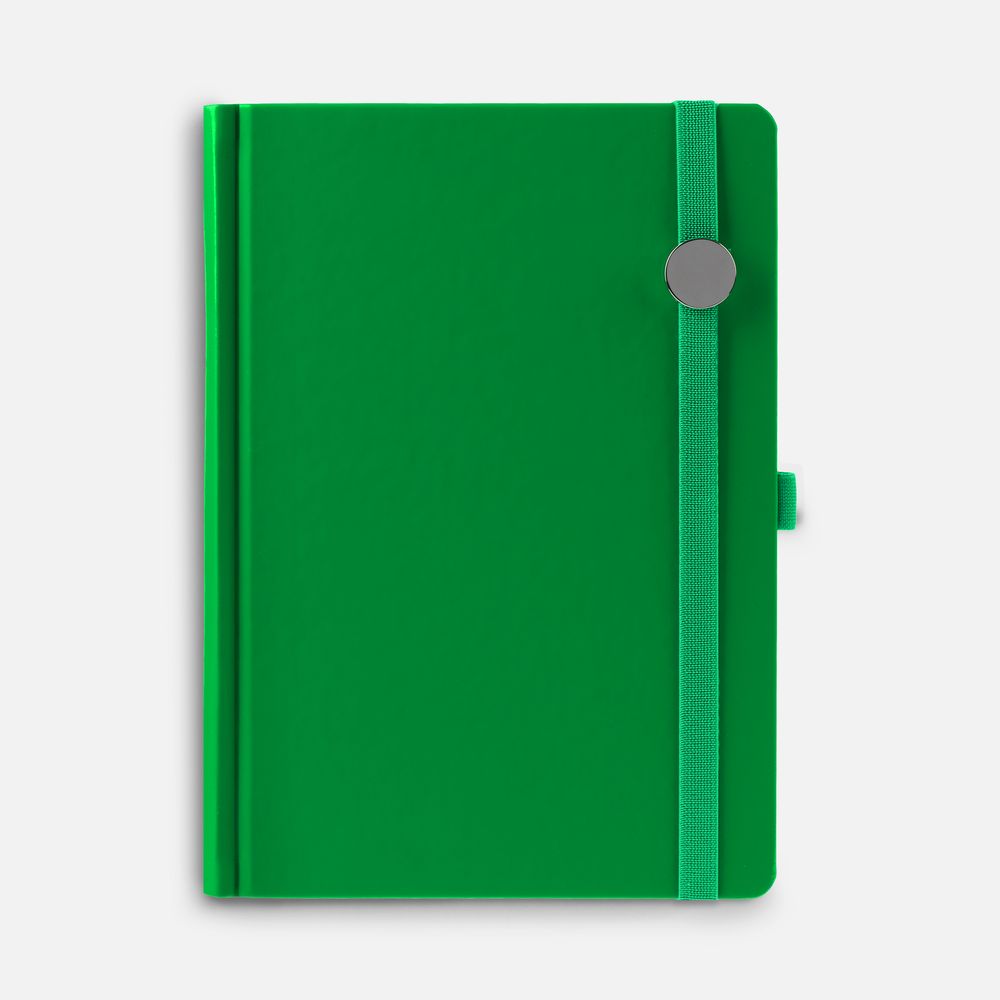 Ежедневник Favor Metal, недатированный, ярко-зеленый / Миниатюра WWW (1000)