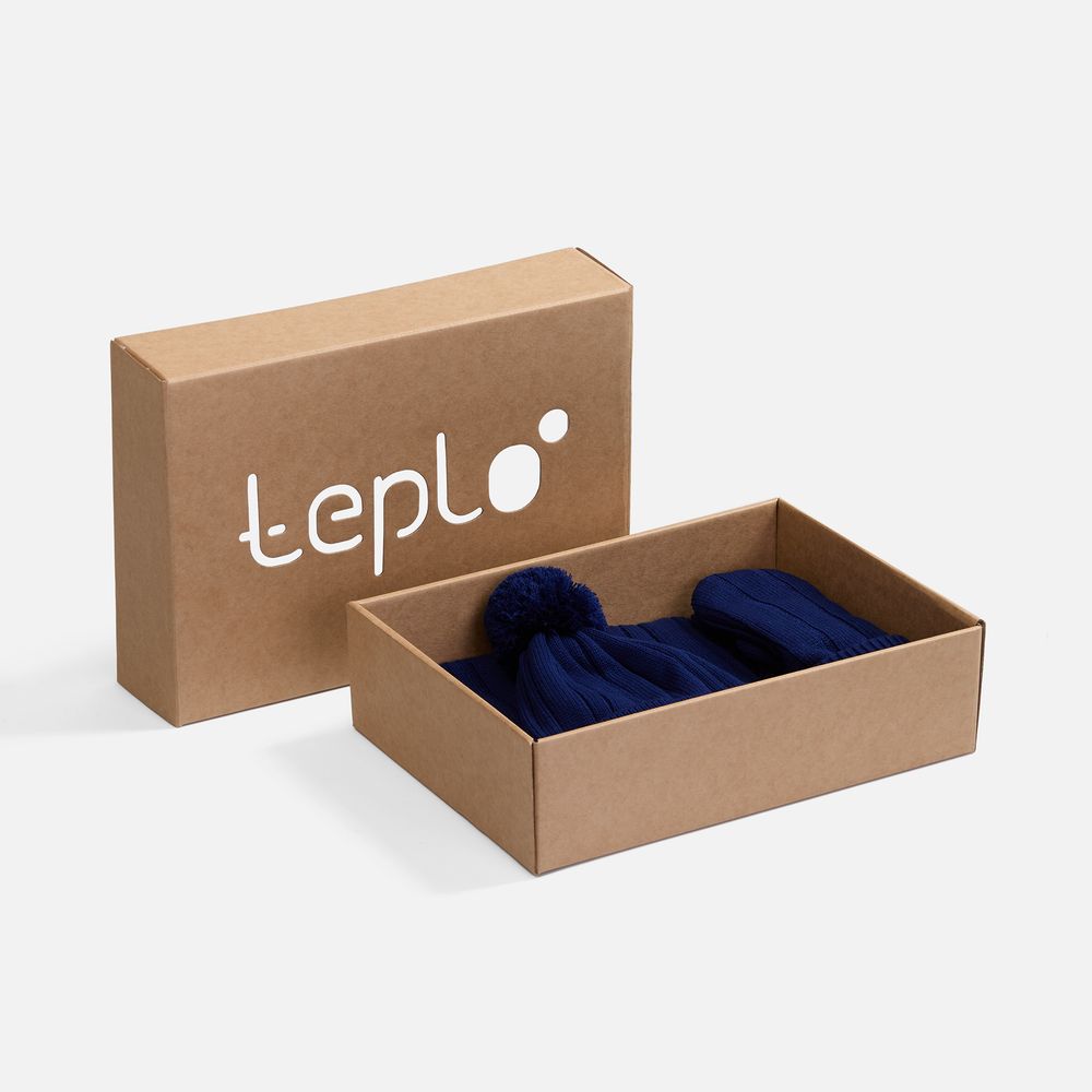 Набор Knit Beat, темно-синий / Миниатюра WWW (1000)