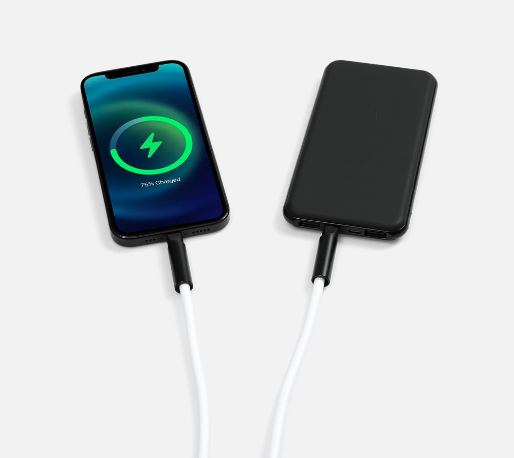 Кабель-ланьярд energyFlex Power Delivery 60 Вт, белый / Миниатюра WWW (1000)
