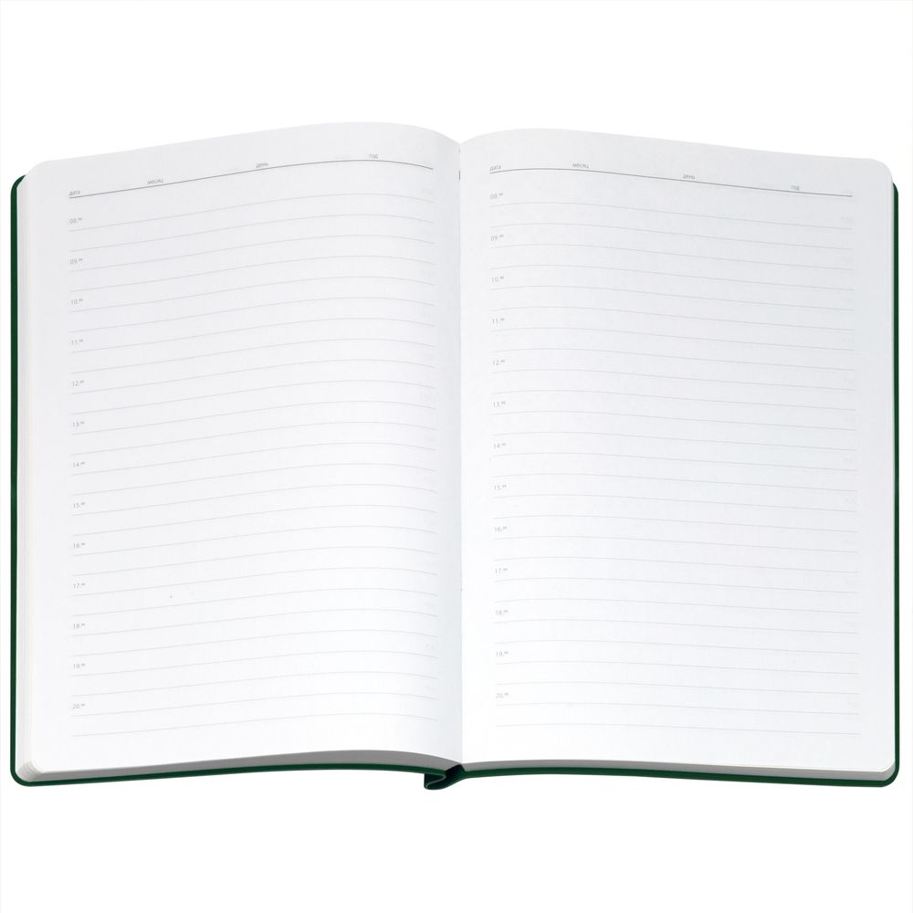 Ежедневник Flexpen Bright, недатированный, зеленый / Миниатюра WWW (1000)