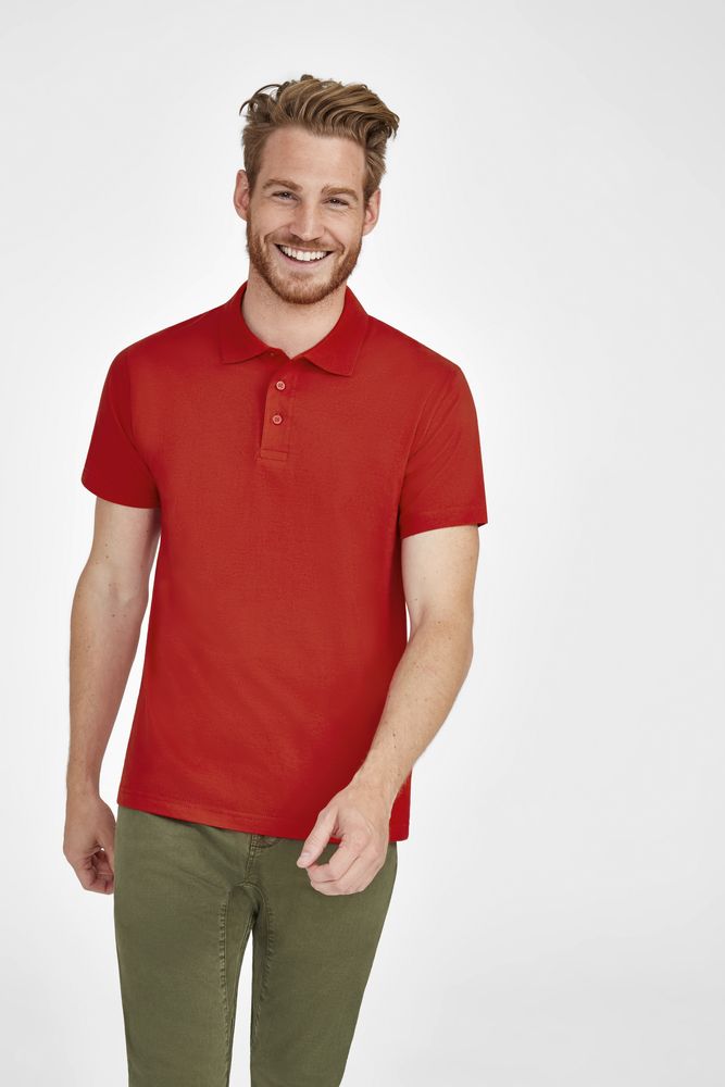 Рубашка поло мужская Prescott Men 170, красная / Миниатюра WWW (1000)