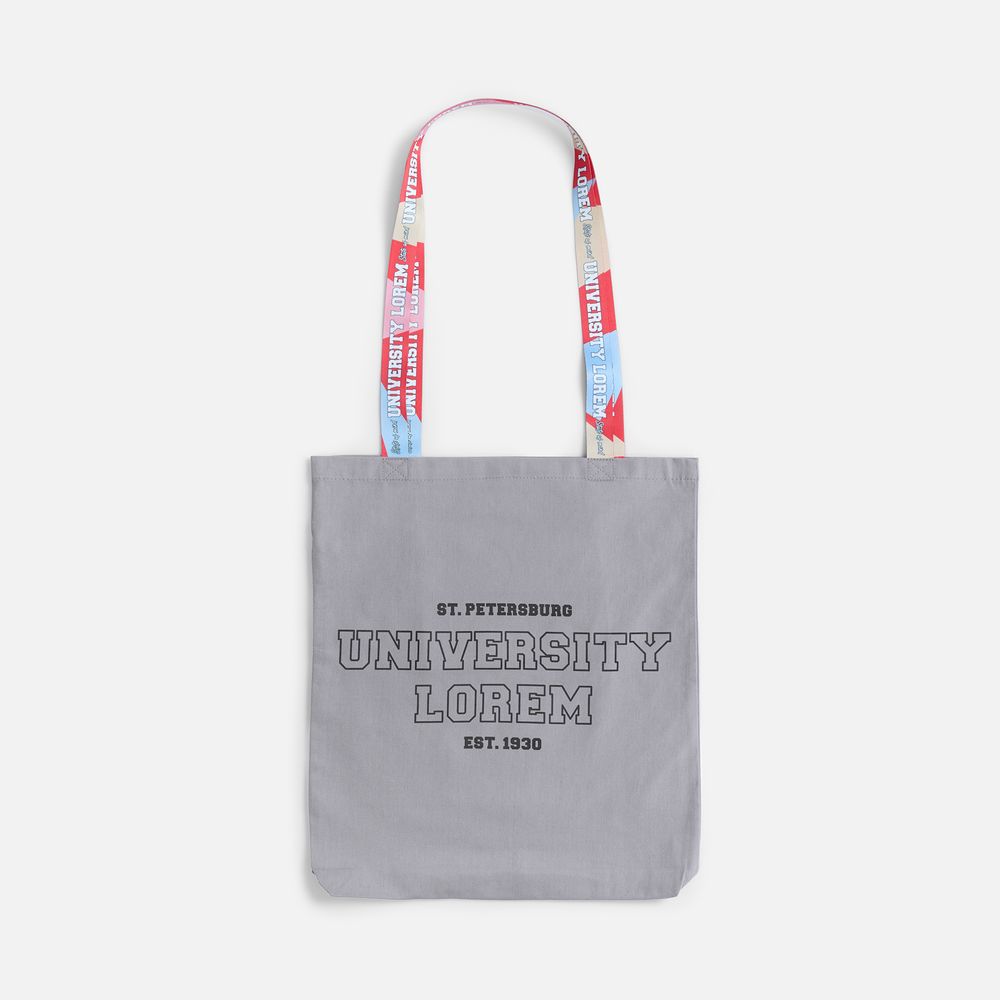 Шопер-конструктор Bolsa с узкими ручками с полноцветной печатью / Миниатюра WWW (1000)