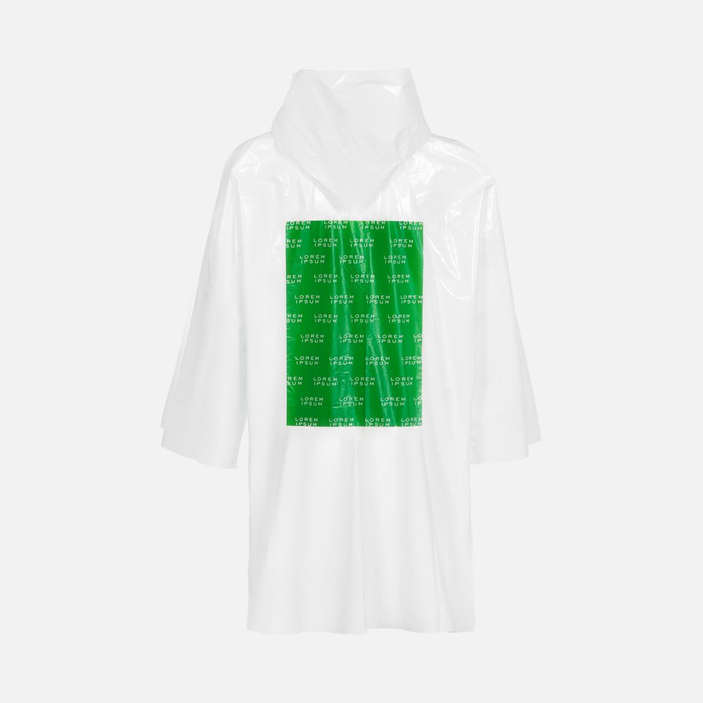 Дождевик-плащ CloudTime с печатью в один цвет на заказ / Миниатюра WWW (1000)