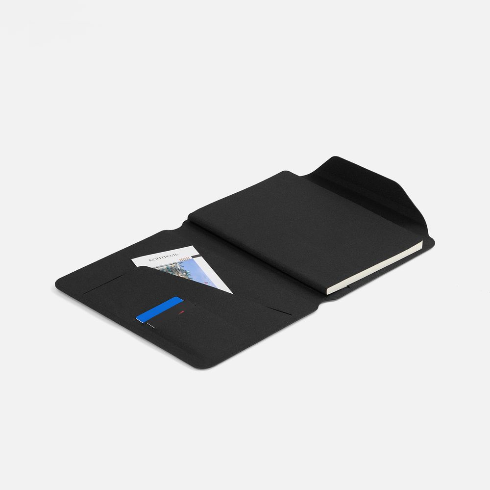 Папка с блокнотом Firmans Mini, черная / Миниатюра WWW (1000)