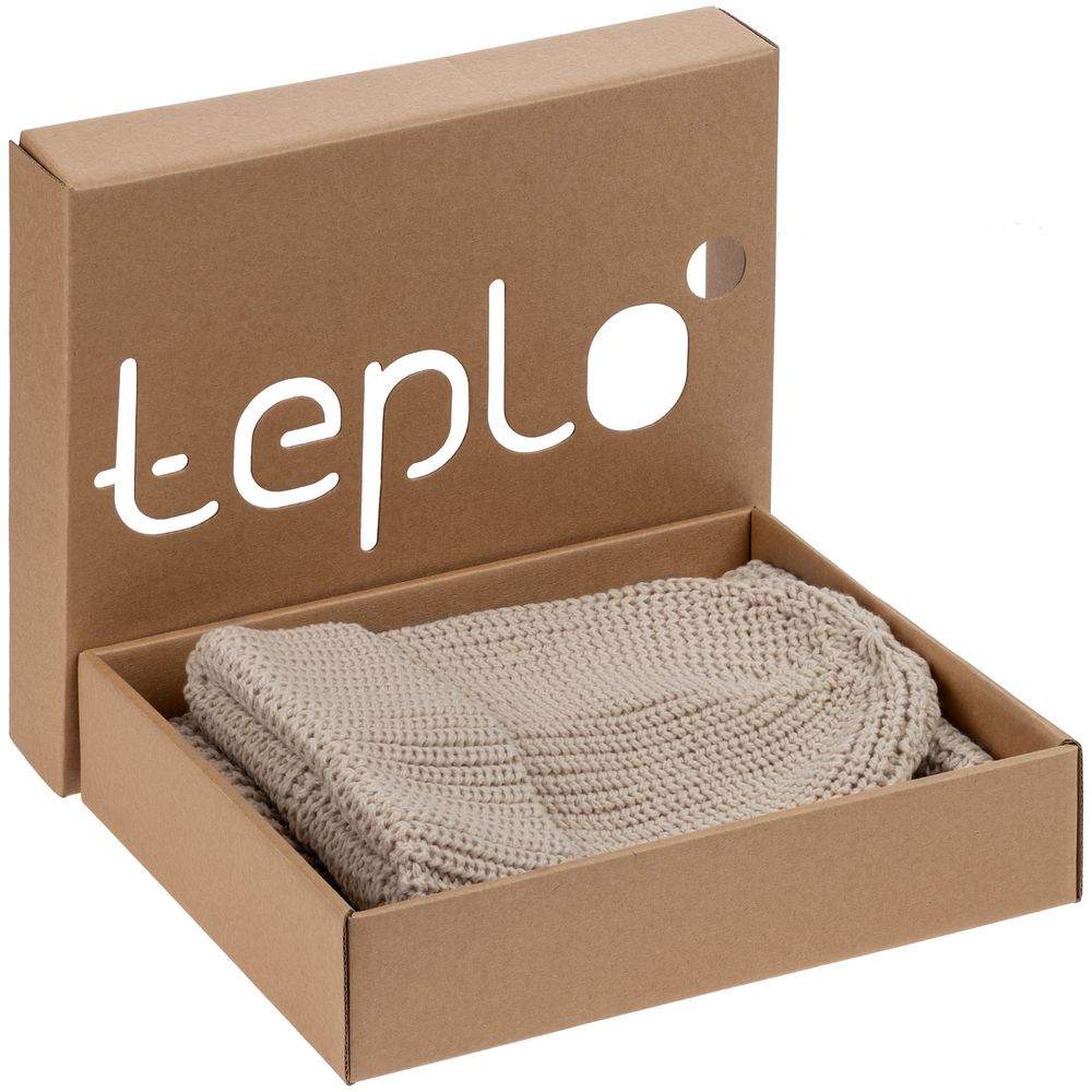 Коробка Teplo, малая, крафт / Миниатюра WWW (1000)