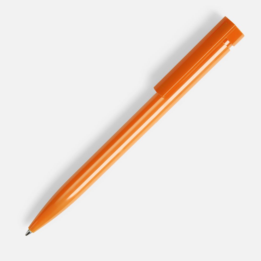Ручка шариковая Liberty Polished, оранжевая / Миниатюра WWW (1000)