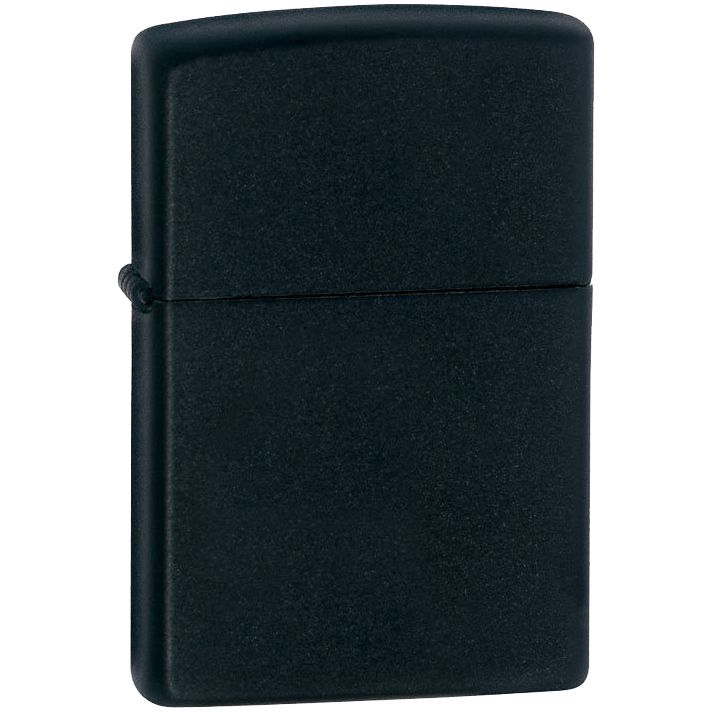 Зажигалка Zippo Classic Matte, матовая черная / Миниатюра WWW (1000)