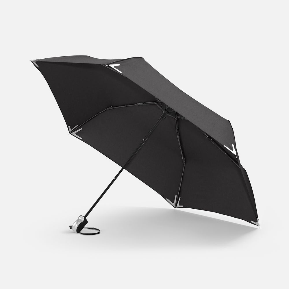 Зонт складной Safebrella, черный / Миниатюра WWW (1000)