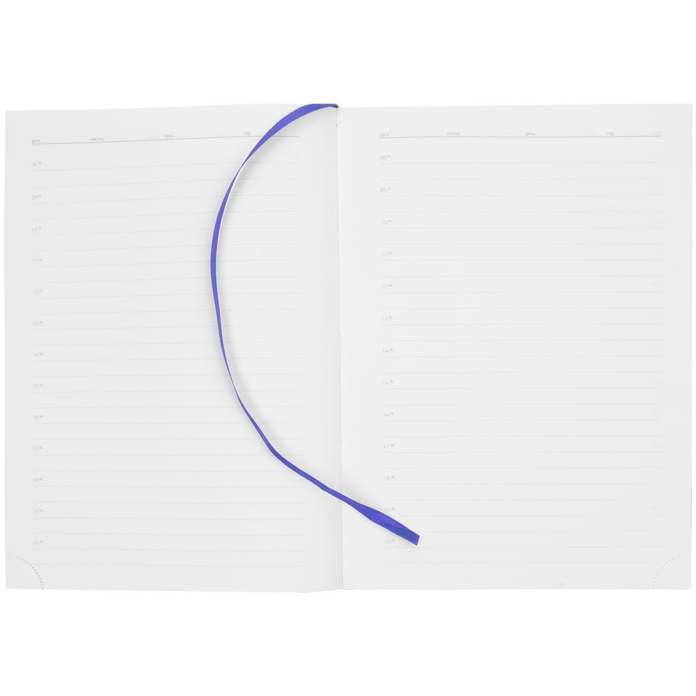 Ежедневник Latte, недатированный, синий / Миниатюра WWW (1000)