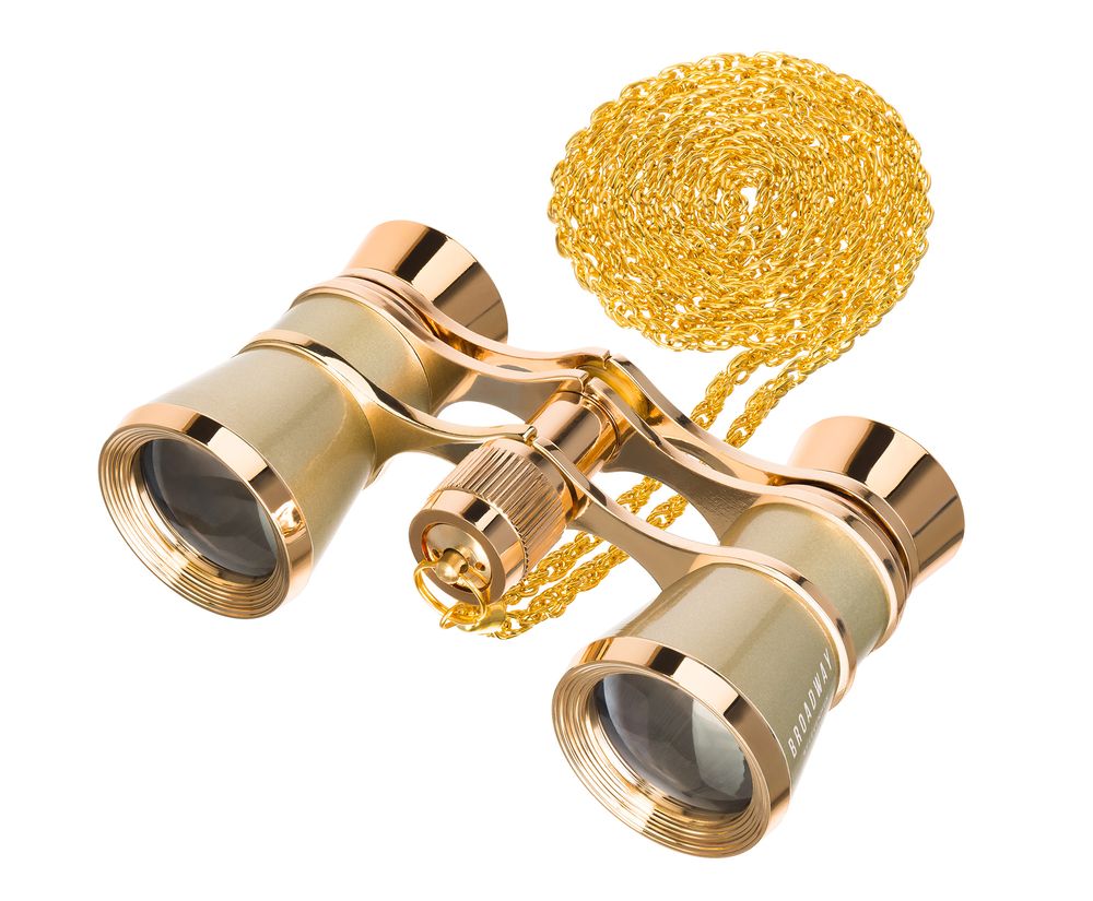 Театральный бинокль Broadway 325B, золотистый / Миниатюра WWW (1000)