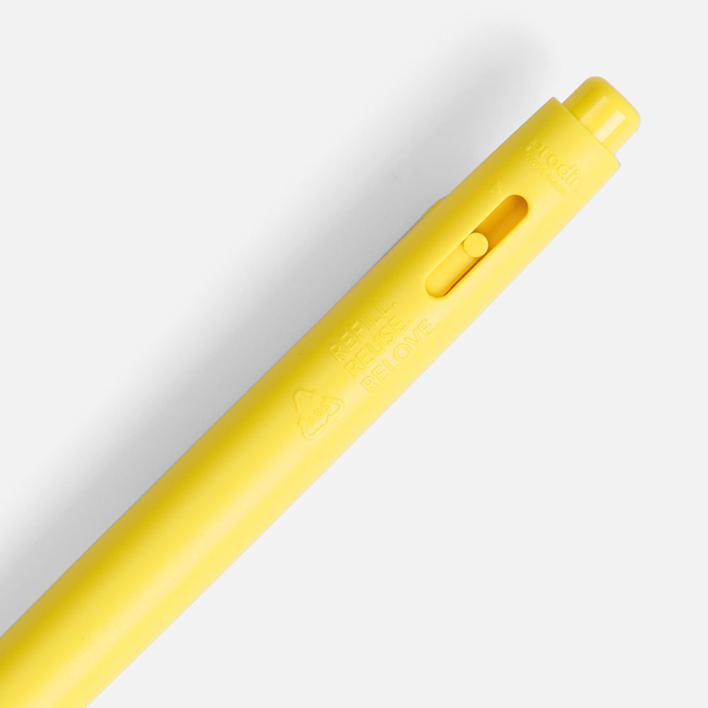 Ручка шариковая Prodir DS11 PMP, желтая / Миниатюра WWW (1000)