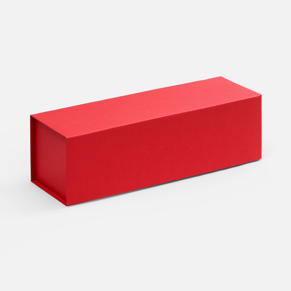 Коробка складная под бутылку Color Jacket Fold, красная / Миниатюра WWW (1000)