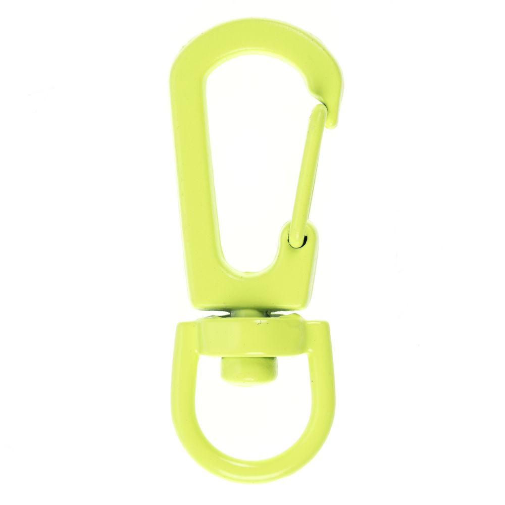 Застежка-карабин Snap Hook, S, желтый неон / Миниатюра WWW (1000)