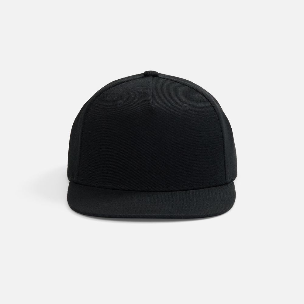 Бейсболка Epicore с прямым козырьком, черная / Миниатюра WWW (1000)