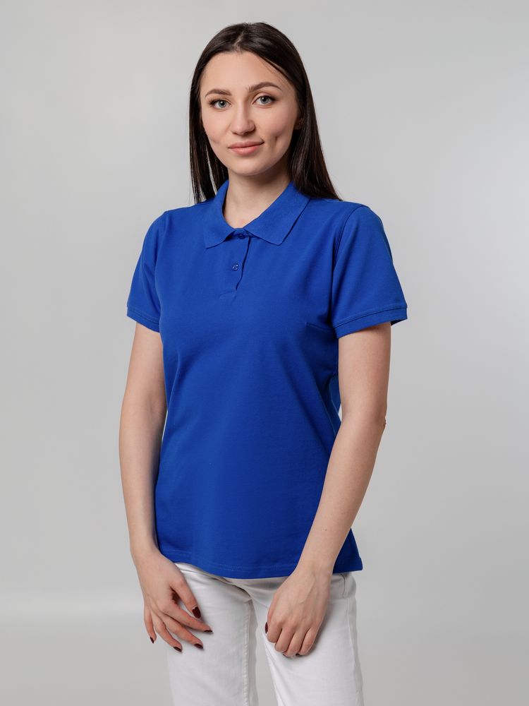 Рубашка поло женская Virma Stretch Lady, ярко-синяя / Миниатюра WWW (1000)