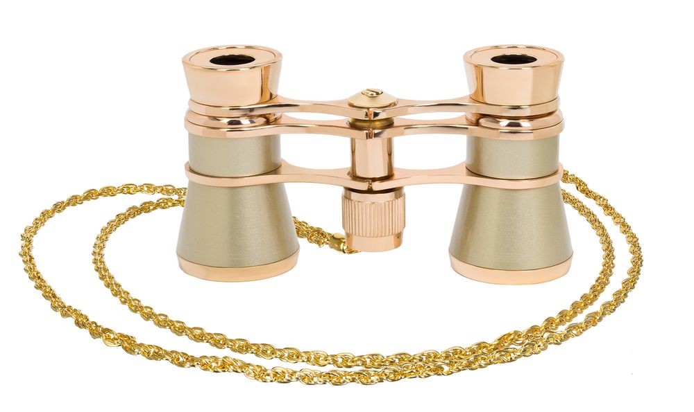 Театральный бинокль Broadway 325B, золотистый / Миниатюра WWW (1000)