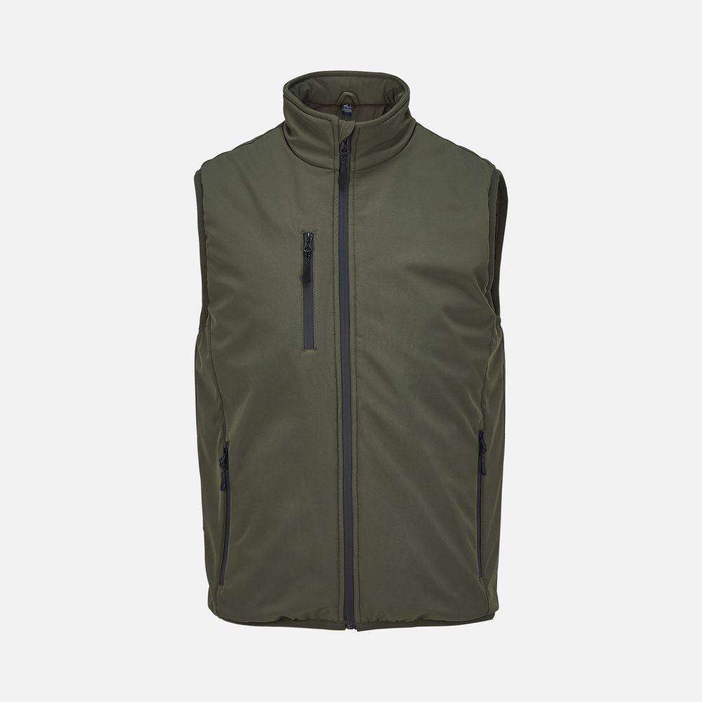 Жилет софтшелл унисекс Falcon BW, темный хаки / Миниатюра WWW (1000)