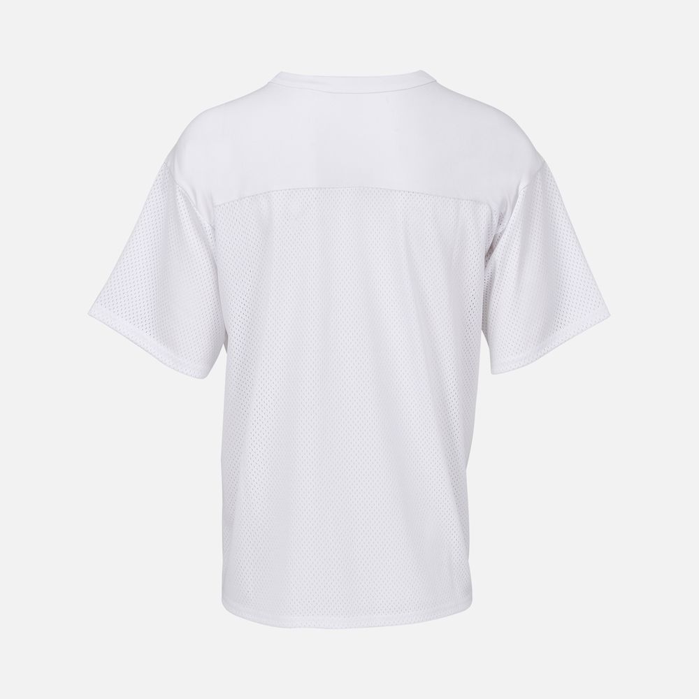 Футболка унисекс Nino с V-образным вырезом, белая / Миниатюра WWW (1000)