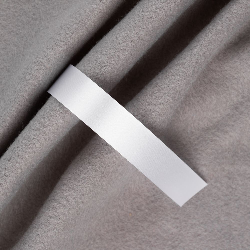 Лента сатиновая Satin 20 M, белая, 100 см / Миниатюра WWW (1000)