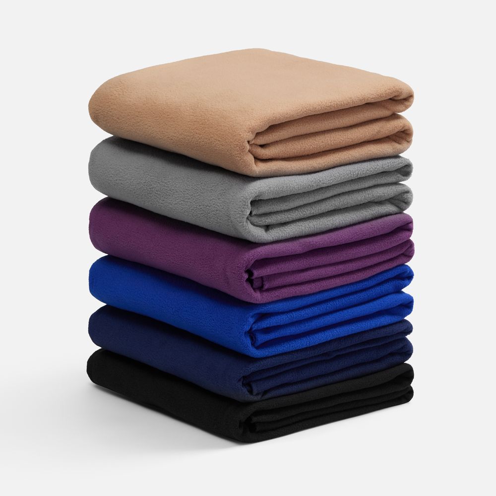 Флисовый плед Warm&Peace, синий / Миниатюра WWW (1000)