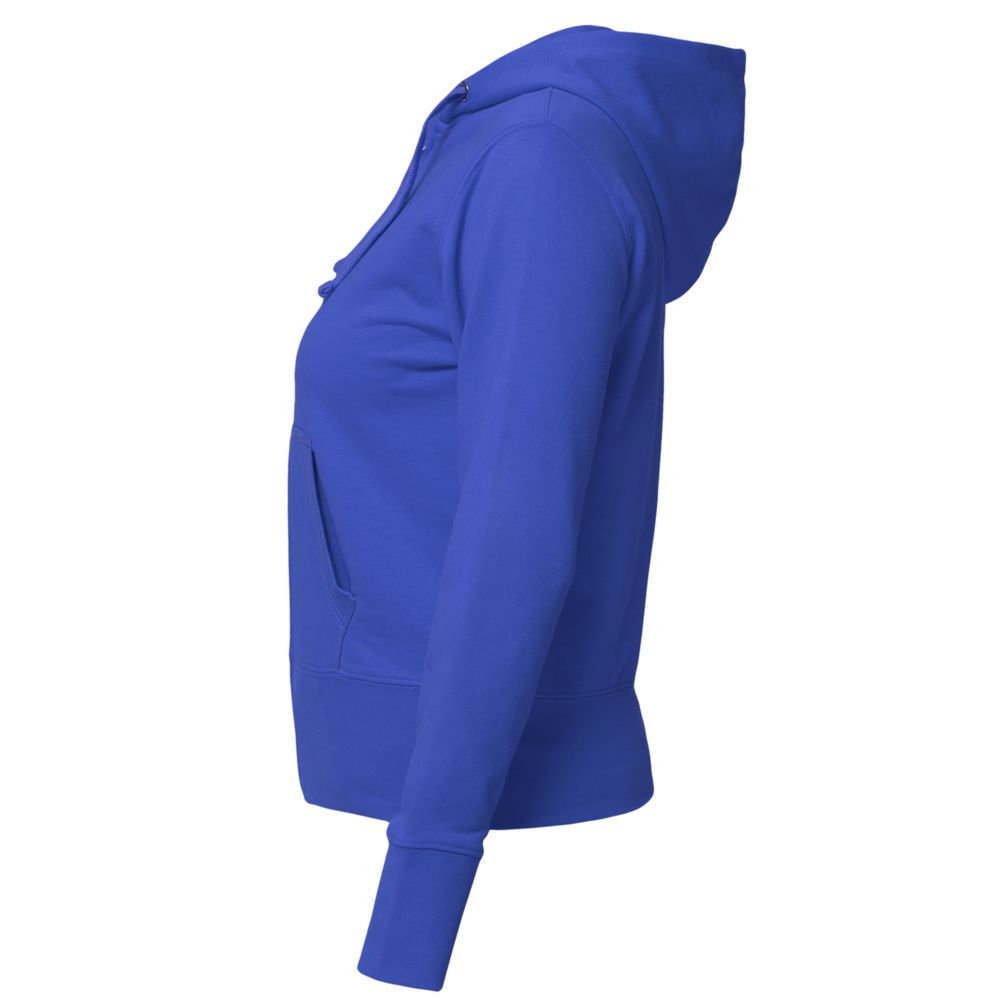 Толстовка женская Hooded Full Zip ярко-синяя / Миниатюра WWW (1000)