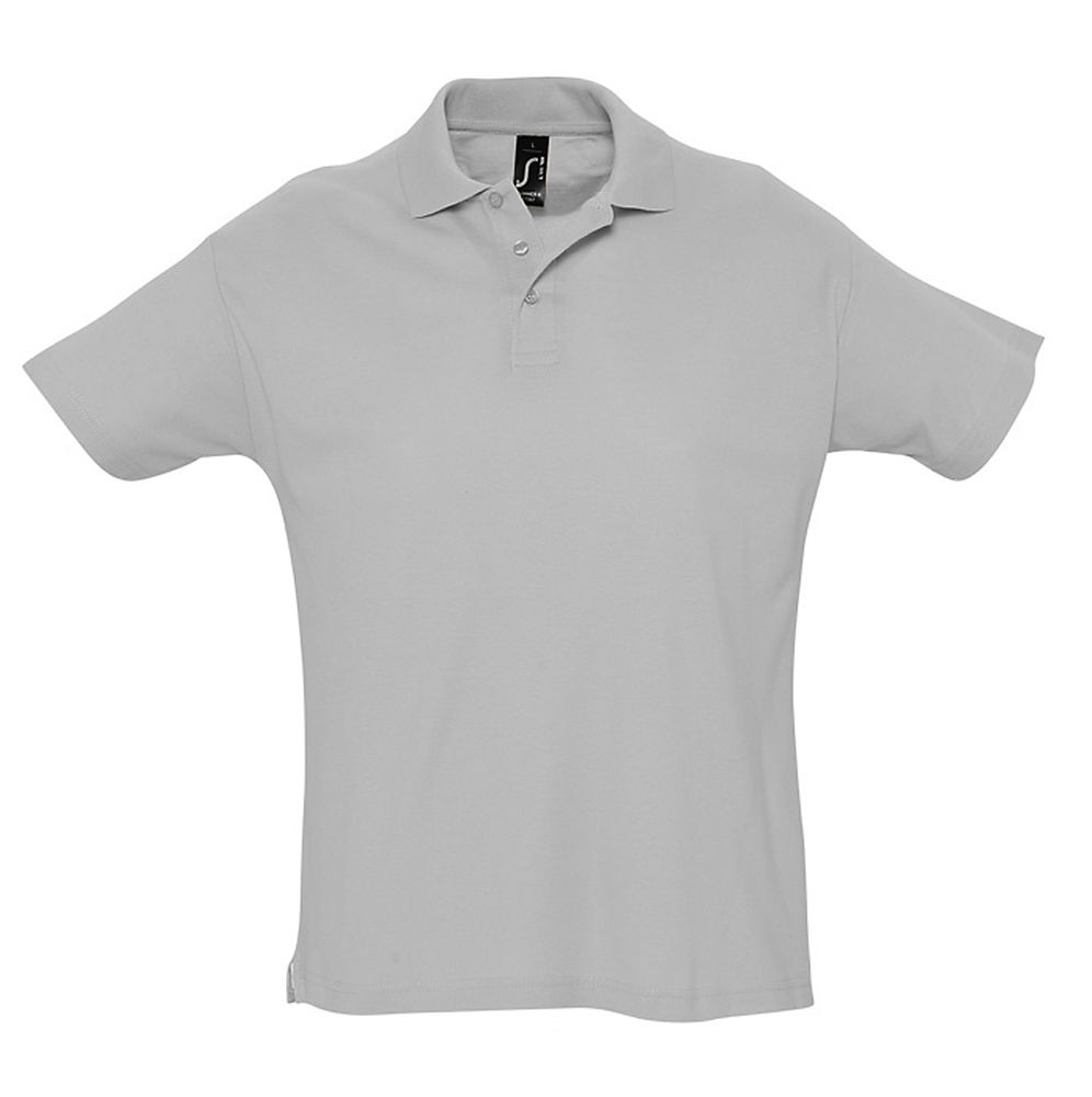 Рубашка поло мужская Summer 170, серый меланж / Миниатюра WWW (1000)