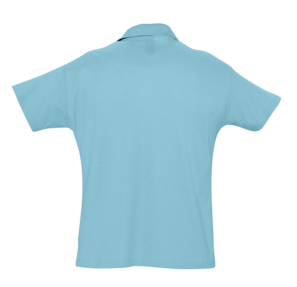 Рубашка поло мужская Summer 170, бирюзовая / Миниатюра WWW (1000)