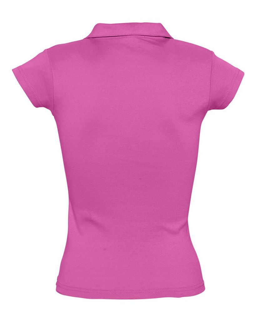 Рубашка поло женская без пуговиц Pretty 220, ярко-розовая / Миниатюра WWW (1000)