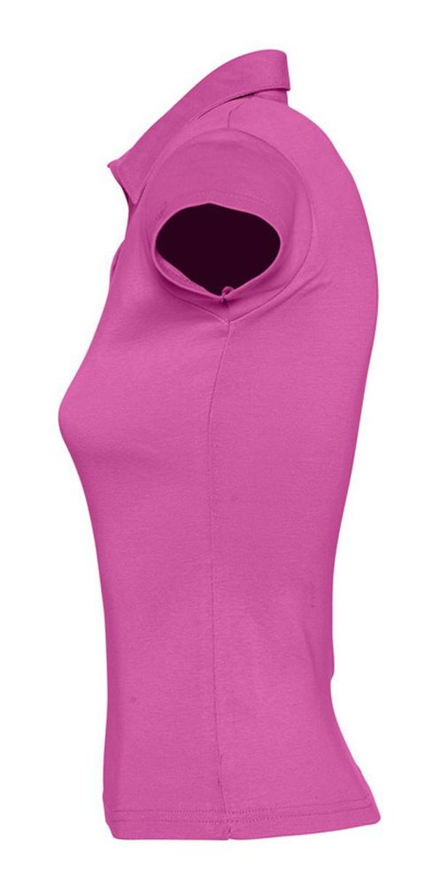 Рубашка поло женская без пуговиц Pretty 220, ярко-розовая / Миниатюра WWW (1000)