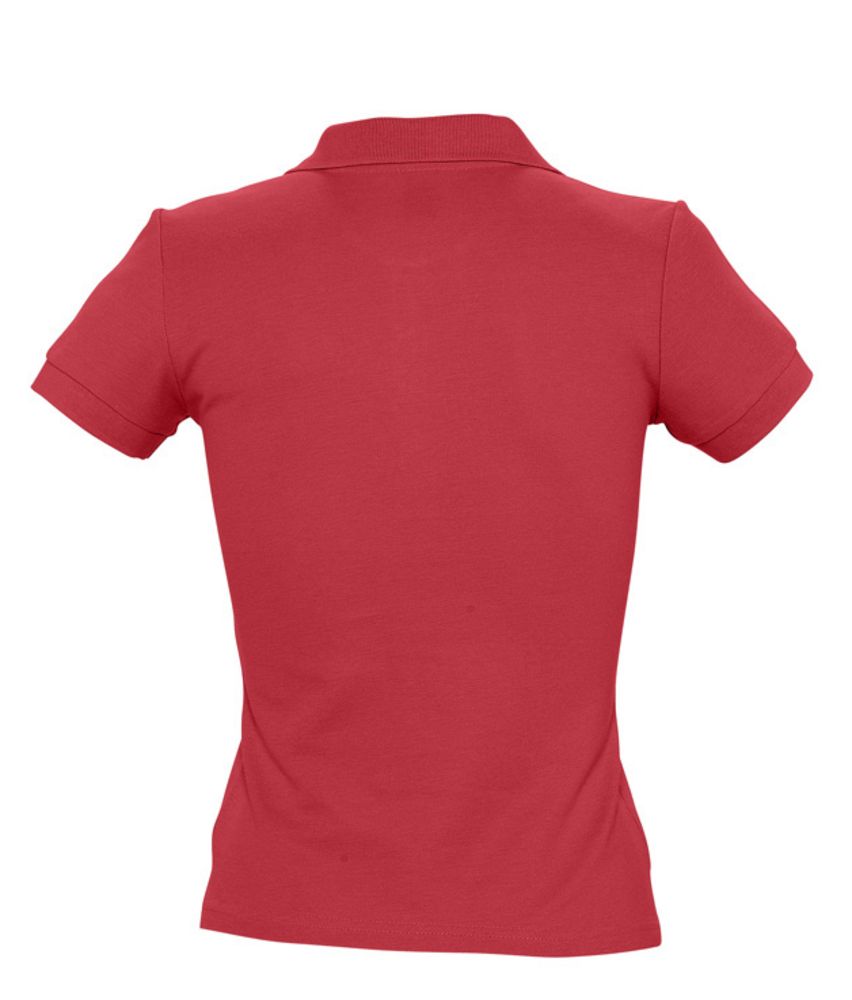 Рубашка поло женская People 210, красная / Миниатюра WWW (1000)