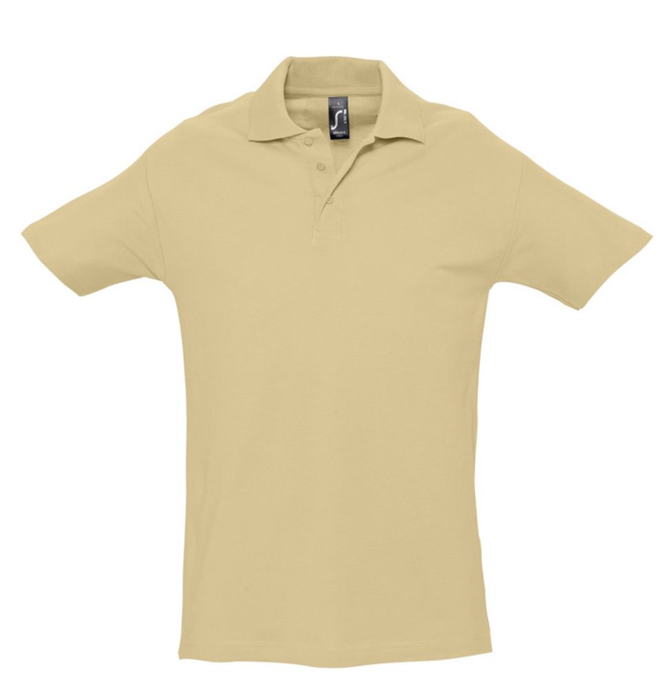 Рубашка поло мужская Spring 210, бежевая / Миниатюра WWW (1000)