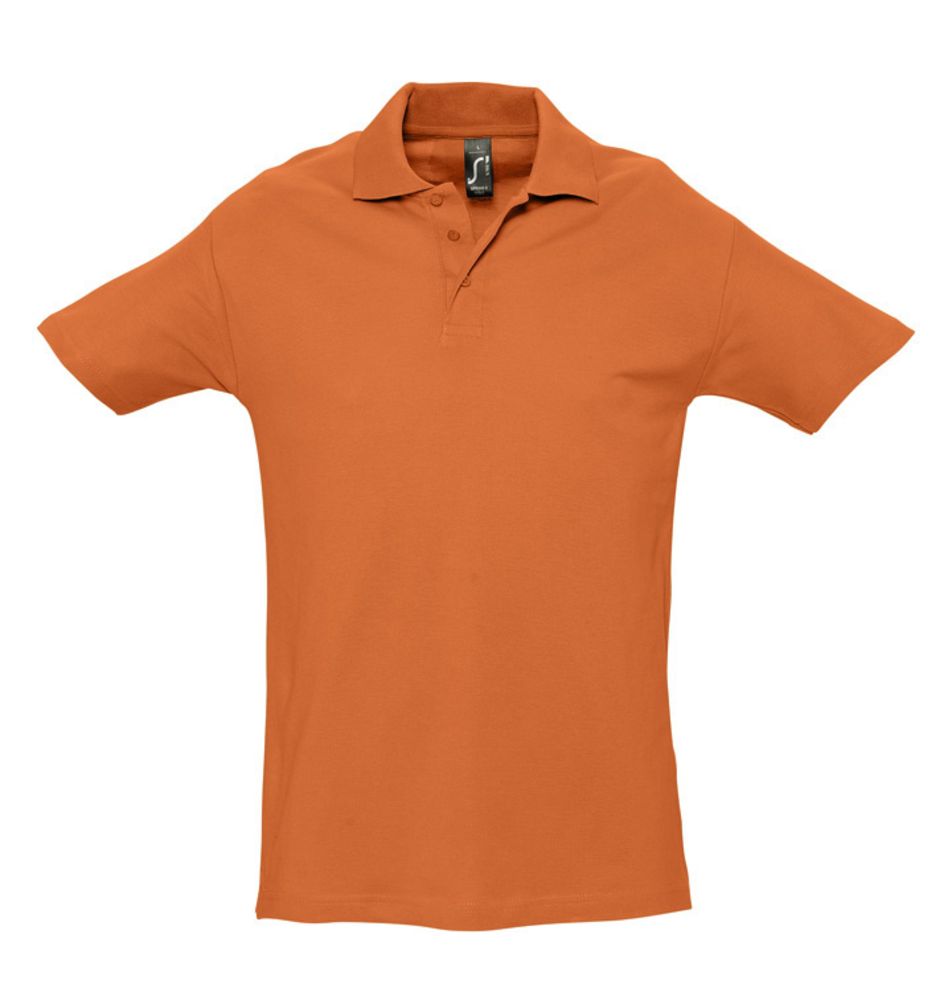 Рубашка поло мужская Spring 210, оранжевая / Миниатюра WWW (1000)