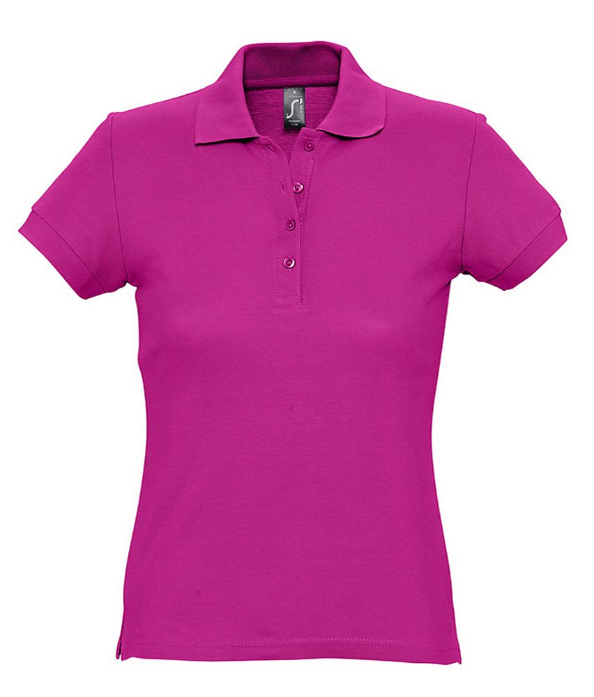 Рубашка поло женская Passion 170, ярко-розовая (фуксия) / Миниатюра WWW (1000)