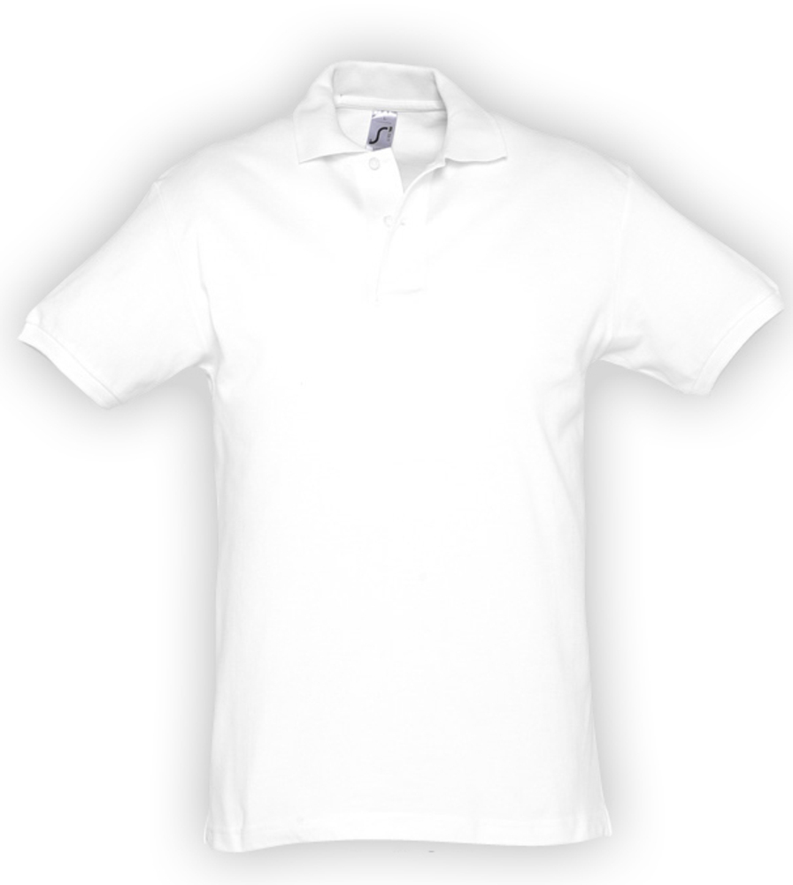 Рубашка поло мужская Spirit 240, белая / Миниатюра WWW (1000)